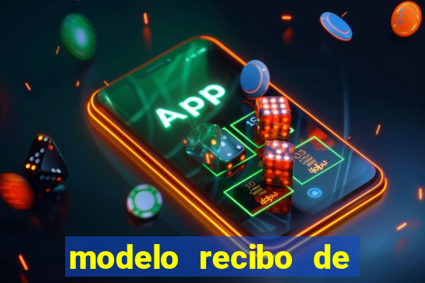 modelo recibo de pagamento autonomo